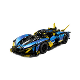 RC Gradient Solar Hypercar Building Block Set - Main front 45 white background