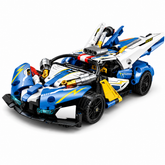 Bugatti 2.4G RC Building Block Supercar Set - Main white background