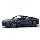1:8 Dark Blue UK Grand Tourer DB11 Static Sports Car Building Blocks - 2860 PCS
