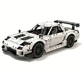 1:8 White Rx-7 FD RE Amemiya Sports Car Building Blocks - 3874 PCS