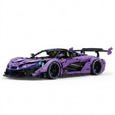 Advanced RC Track Supercar Building Block Set - Main 45 White