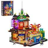 Neon Liquor Store Street Building Toy – LED Light Kit