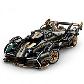 RC V12 Supercar Building Block Set - Main 45 White