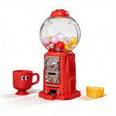 Retro Lucky Gashapon Machine Building Toy – Office Desk Décor
