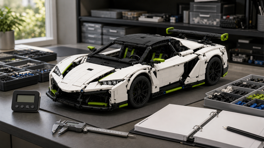 High-difficulty RC V12 sports car building block buying guide