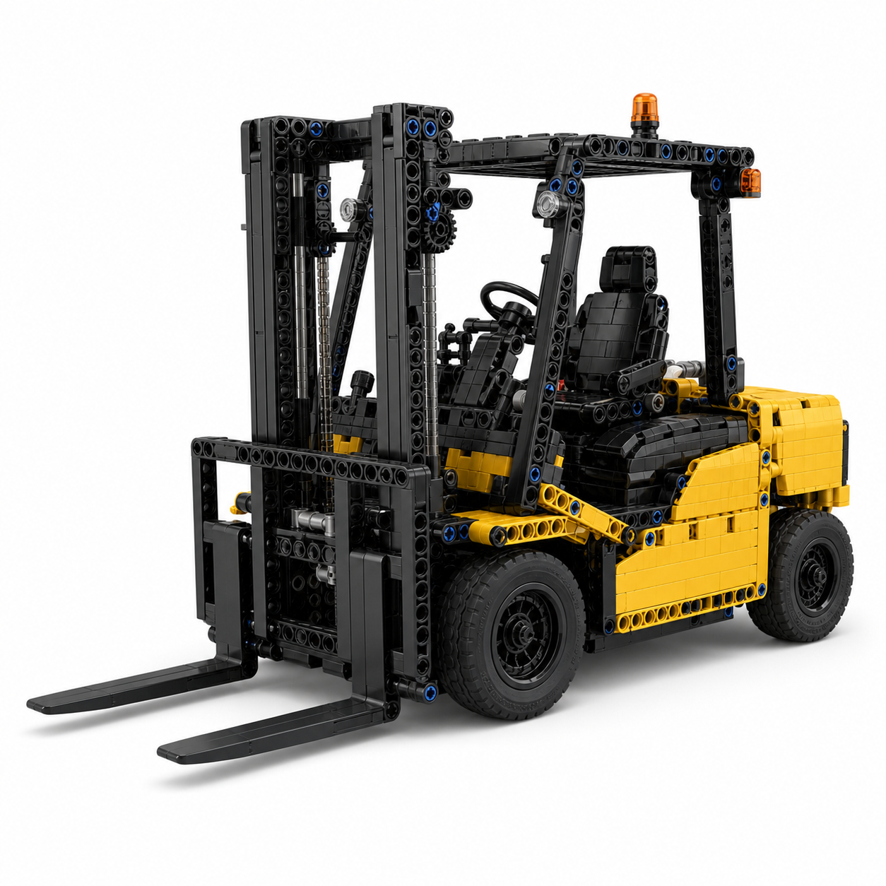 1719-Piece RC Forklift Building Block Set - front-left 45-degree main product image