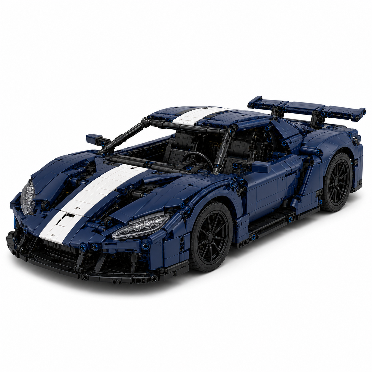 High-Difficulty RC Sports Car Building Block Set - front-left 45-degree main product image