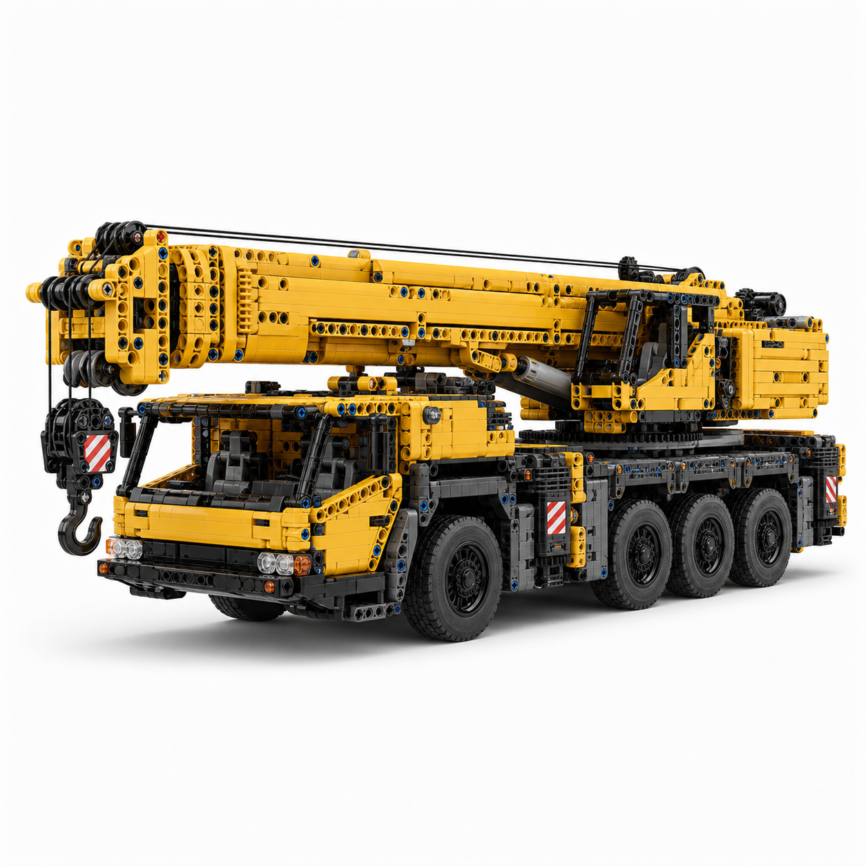 3218-Piece RC Engineering Crane Truck Building Block Set - front-left 45-degree main product image