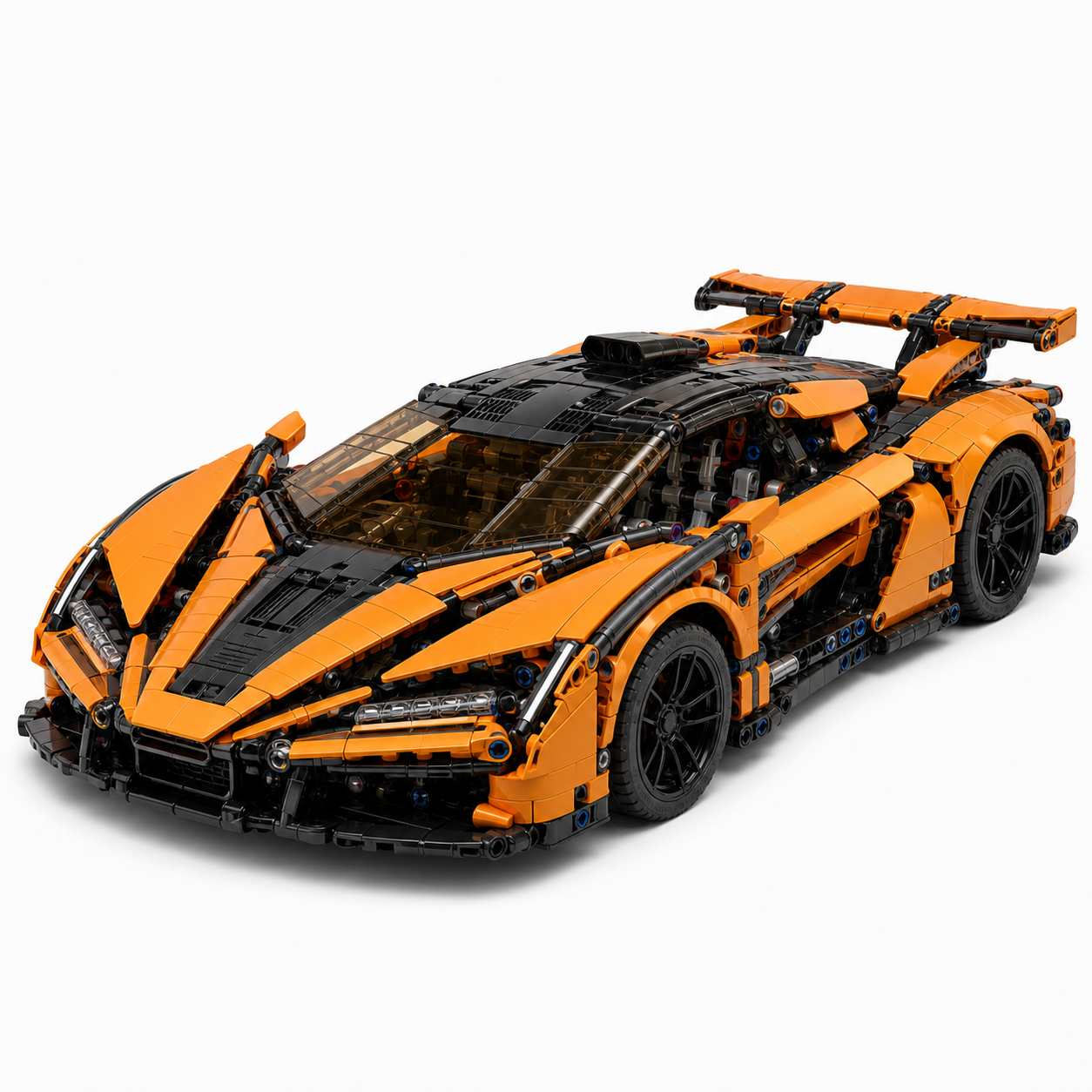 Flagship RC Solar Hypercar Building Block Set - front-left 45-degree main product image