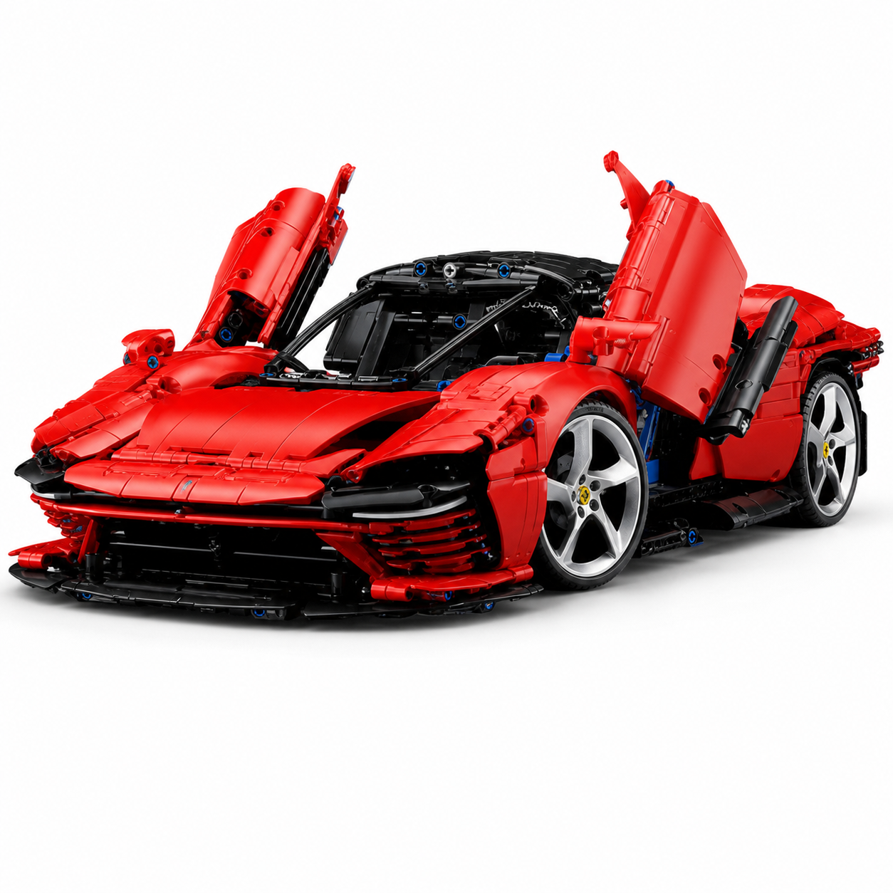Ferrari SP3 RC Building Block Supercar Set - Front detail white background