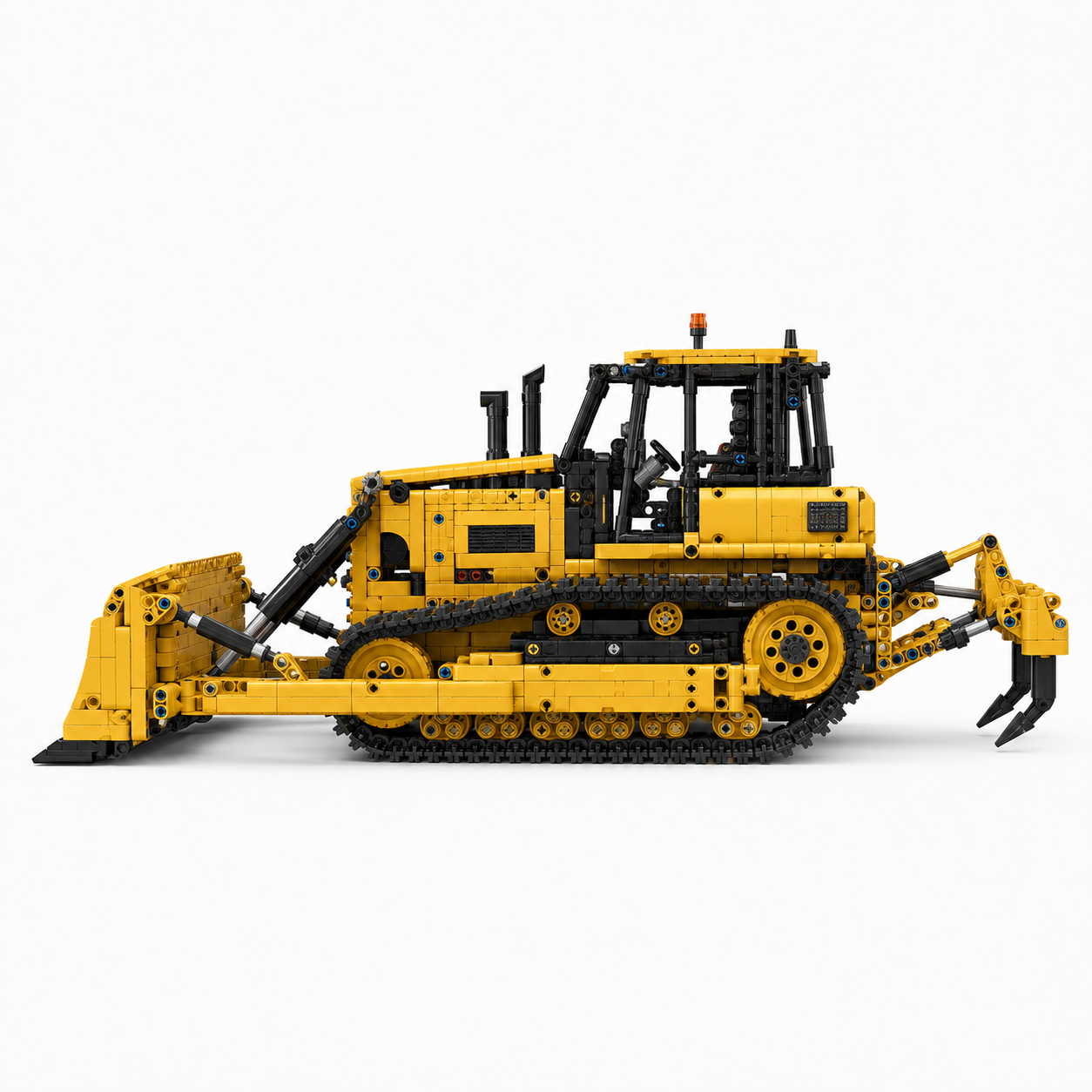 1508-Piece RC Bulldozer Building Block Set - side-profile product image