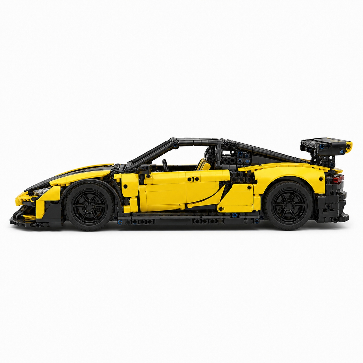 Electric RC Track Sports Car Building Block Set - side-profile product image