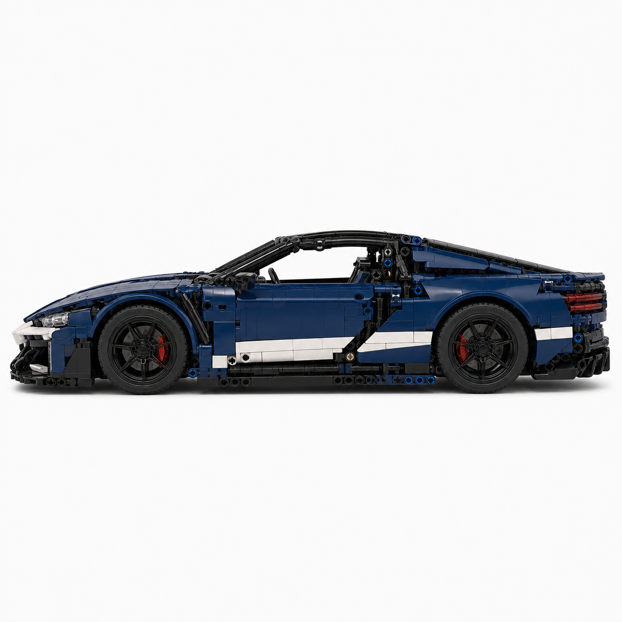 High-Difficulty RC Sports Car Building Block Set - side-profile product image
