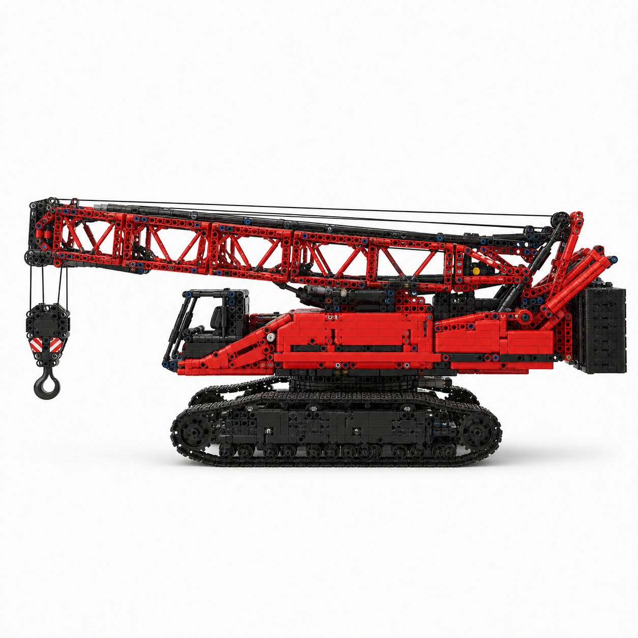 4318-Piece RC Crawler Crane Building Block Set - side-profile product image