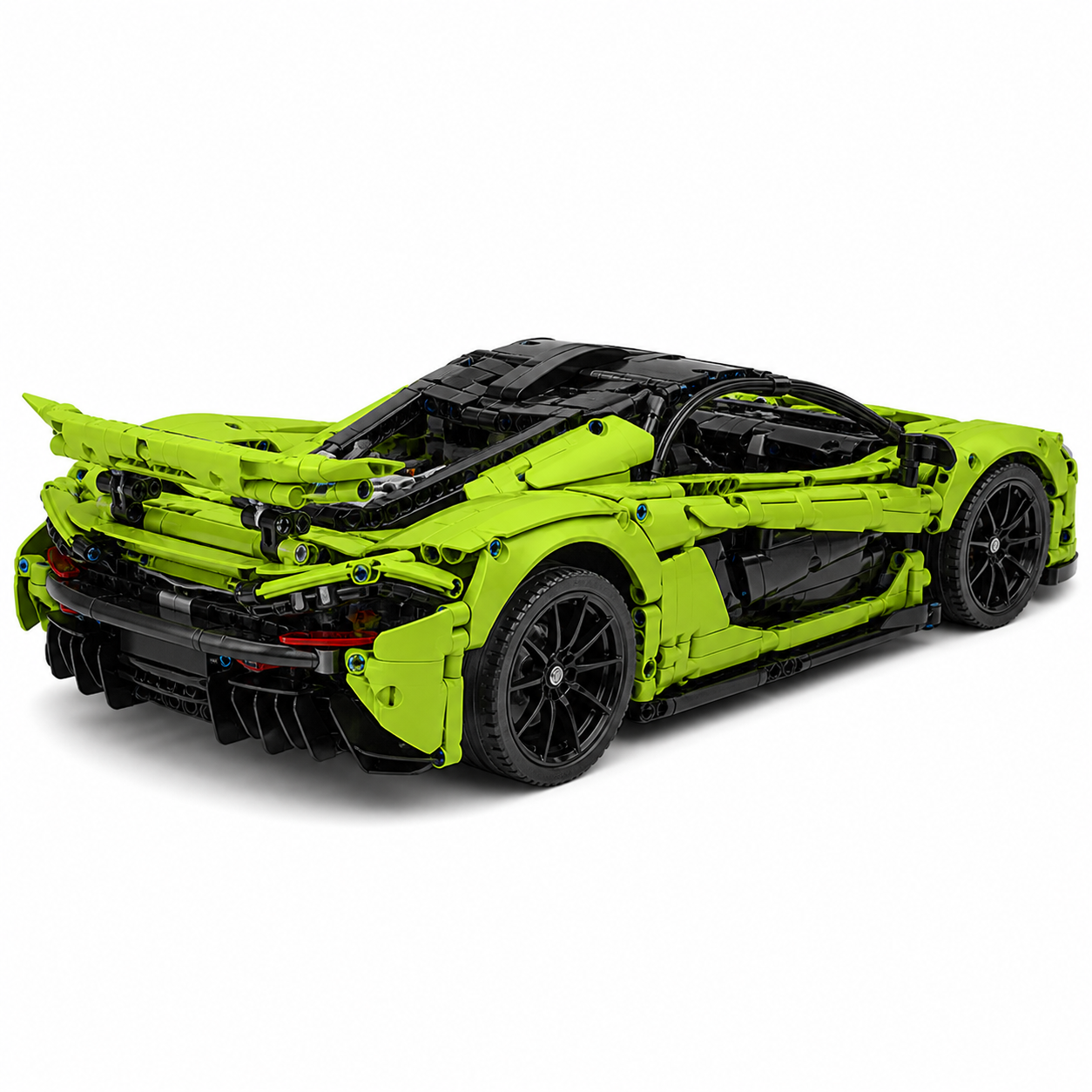 1:8 Dynamic P1-Style RC Hypercar Building Block Set - rear 45-degree product image