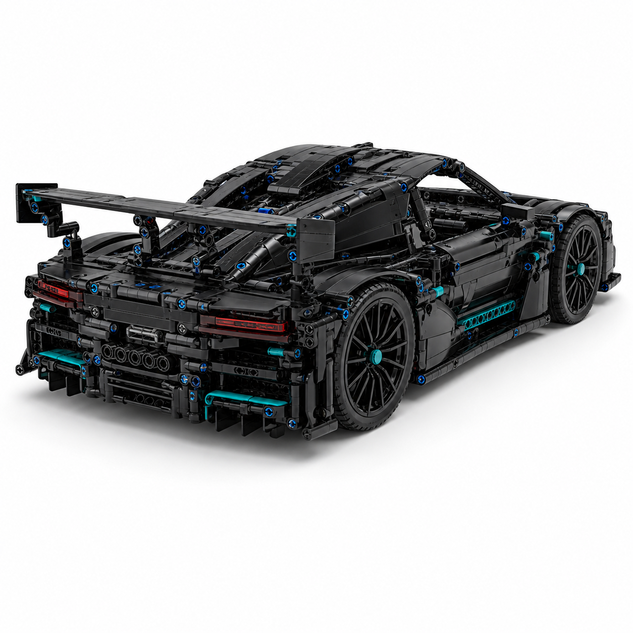 1:8 RC Hybrid Hypercar Building Block Set - rear 45-degree product image