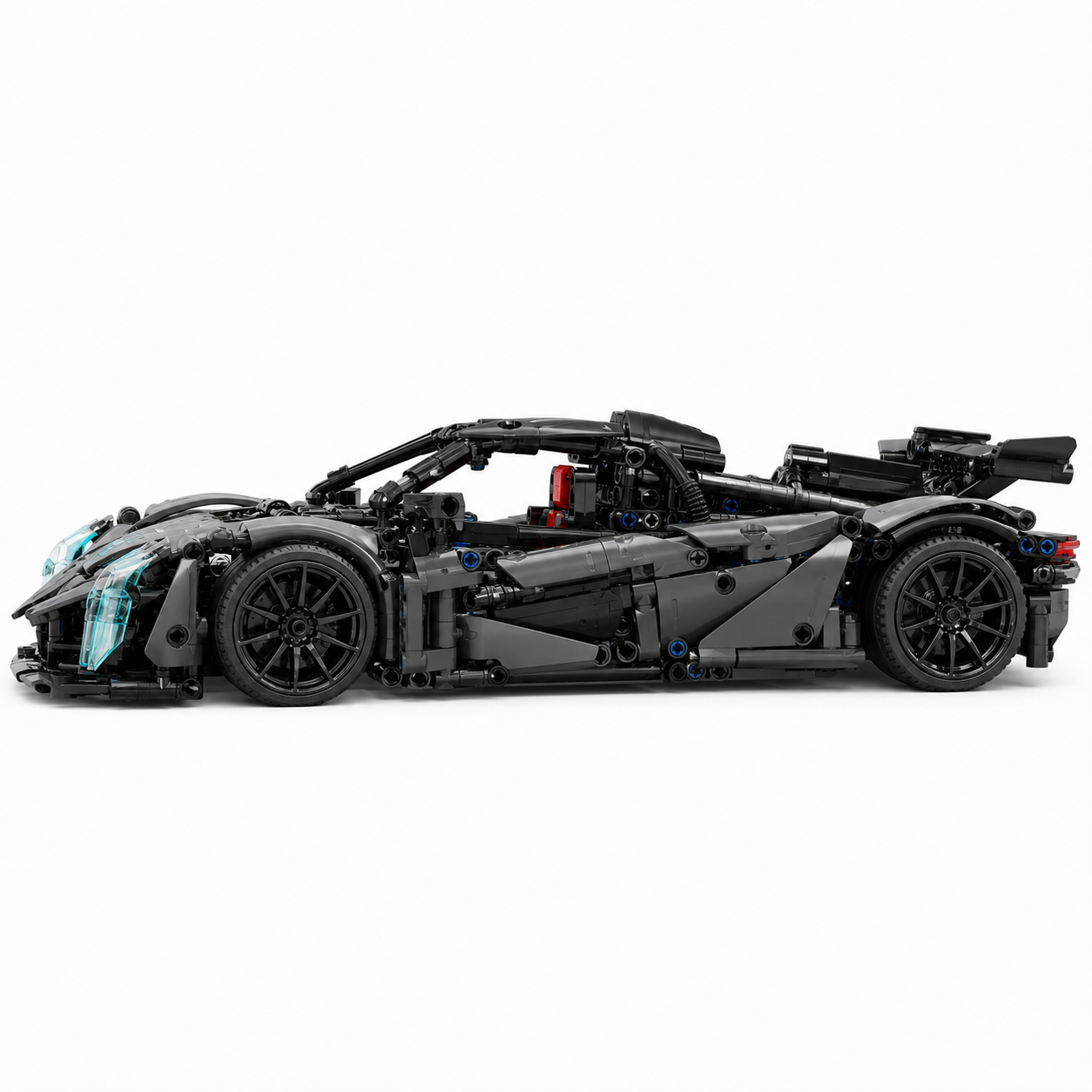 XINGBAO RC Mechanical Racing Car Building Block Set - Side profile white background