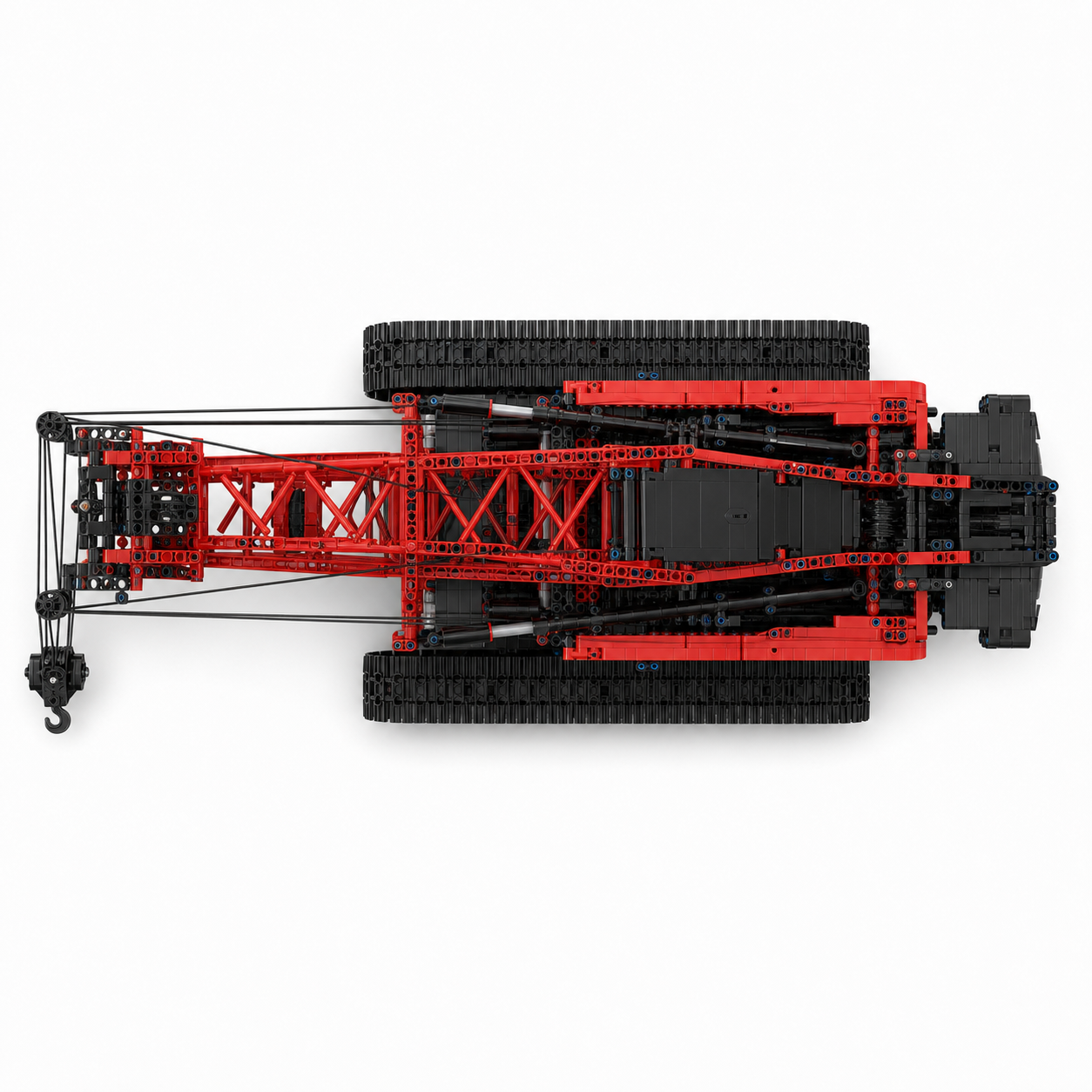 4318-Piece RC Crawler Crane Building Block Set - top-view product image