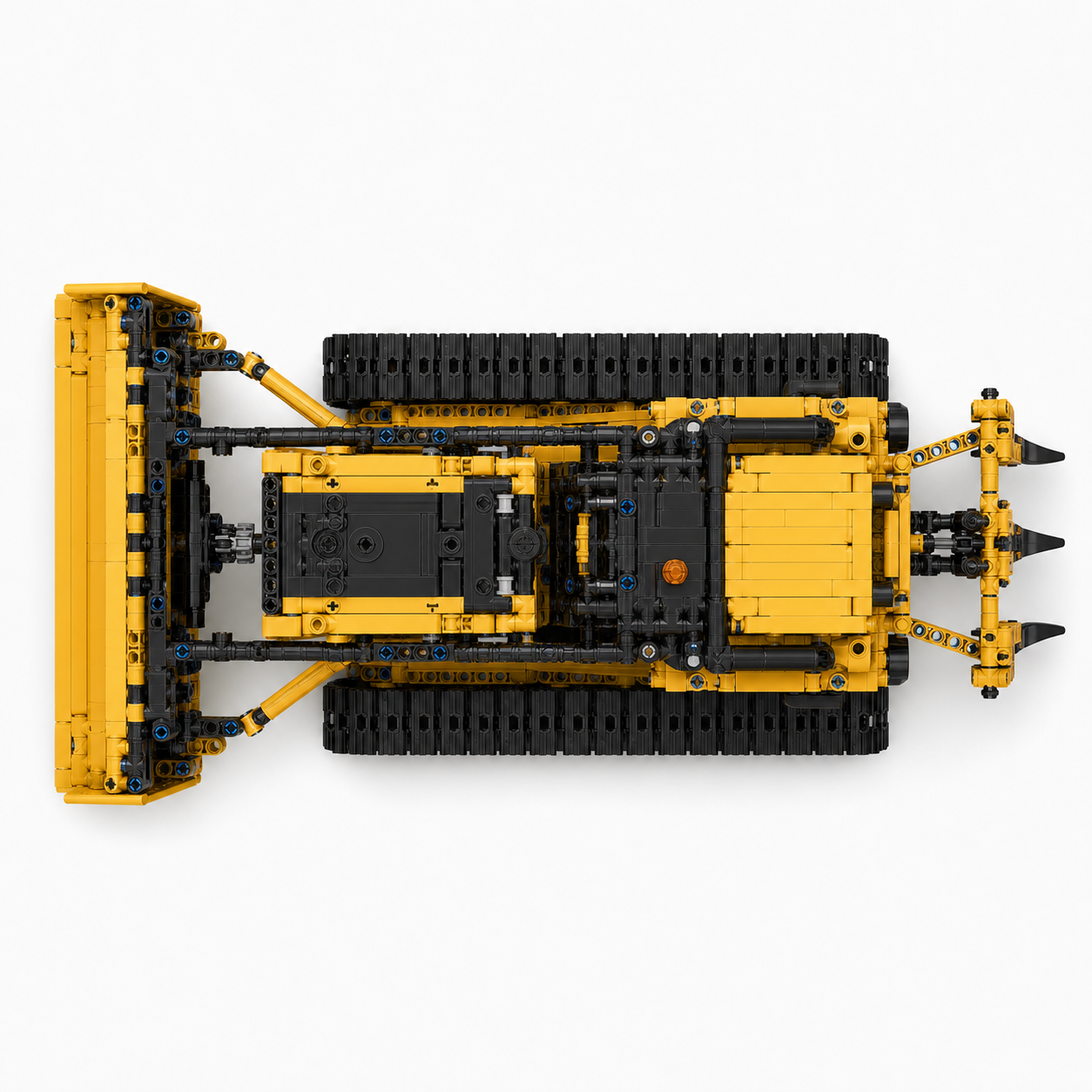 1508-Piece RC Bulldozer Building Block Set - top-view product image