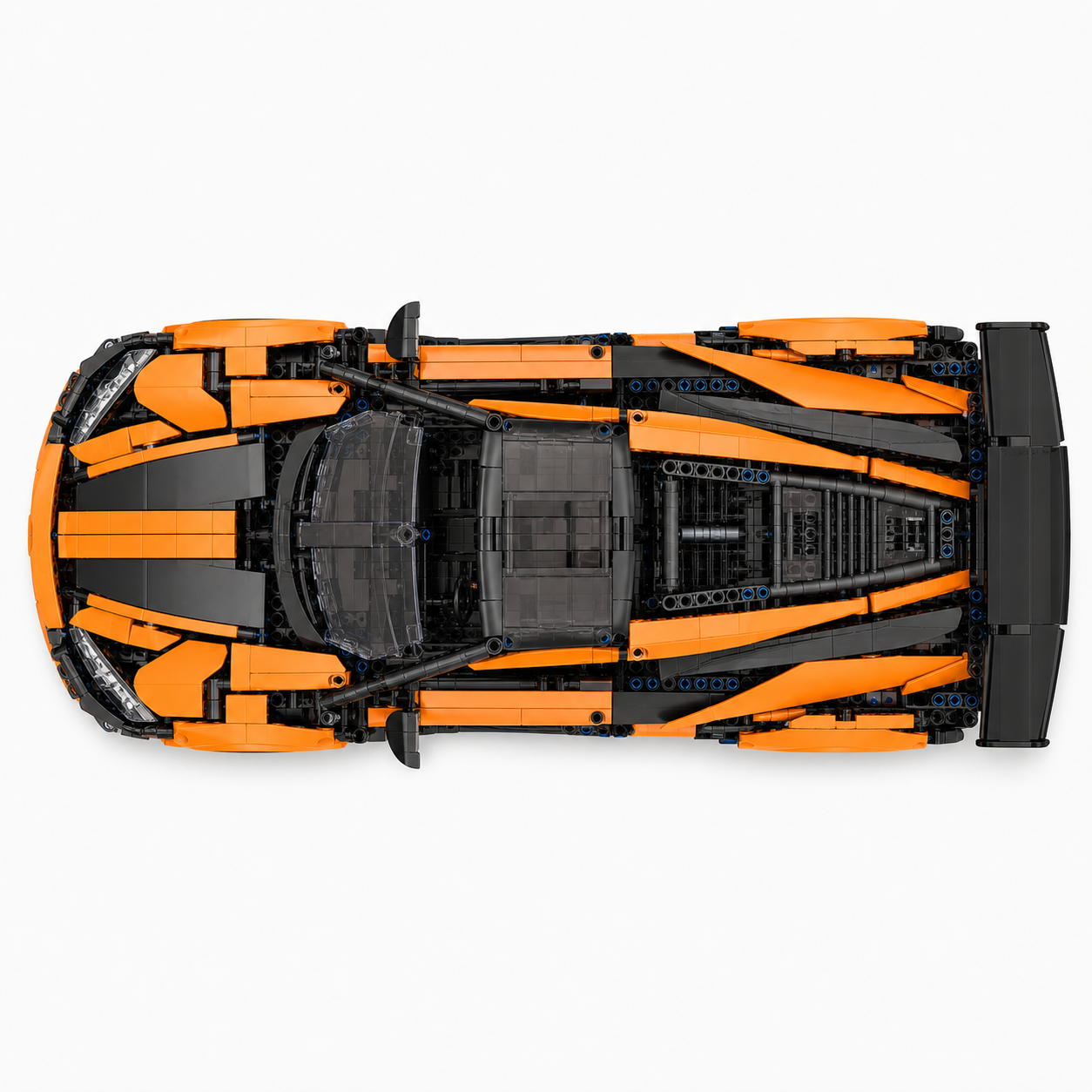Flagship RC Solar Hypercar Building Block Set - top-view product image