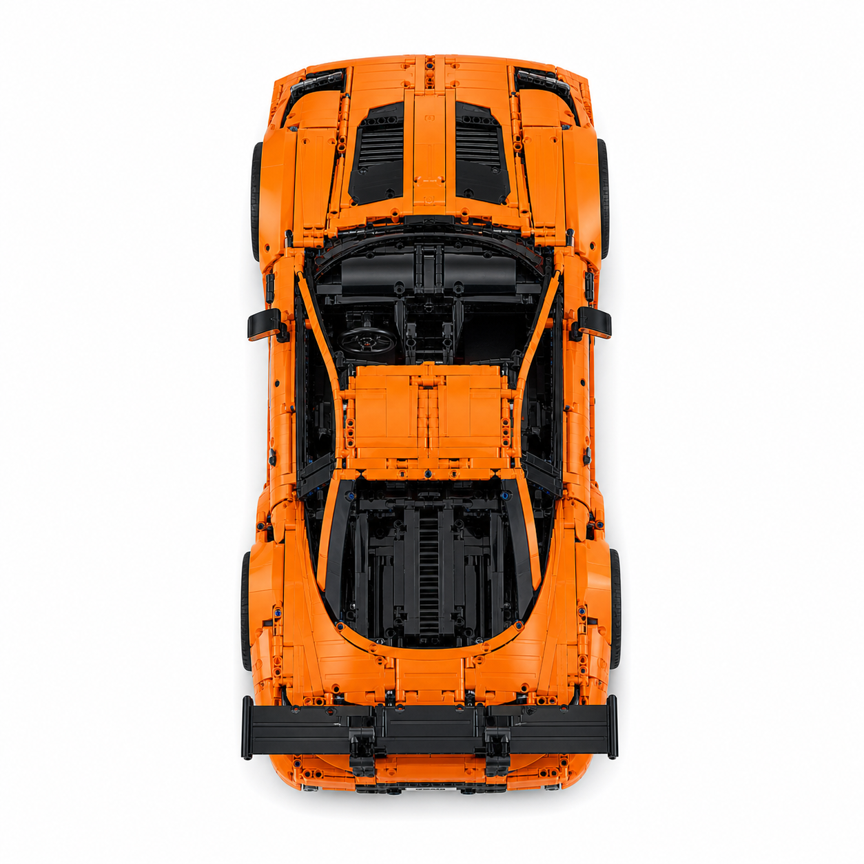 1:8 Rotary Sports Car RC Building Block Set - top-view product image