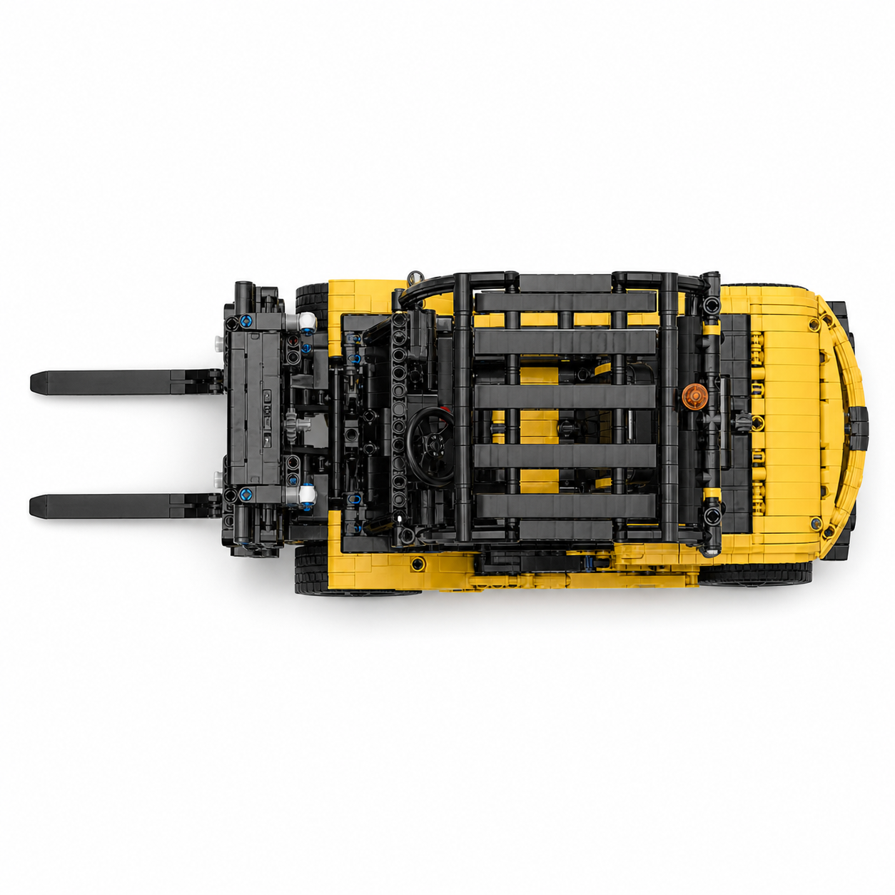1719-Piece RC Forklift Building Block Set - top-view product image