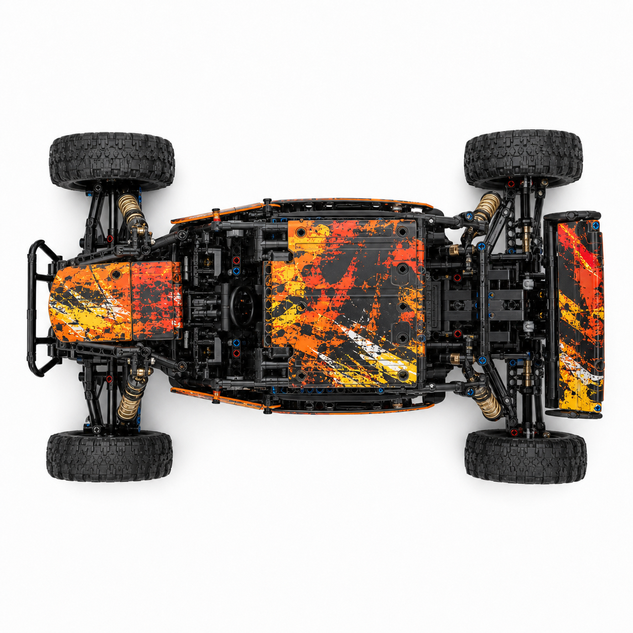 RC Hurricane Off-Road Buggy Building Block Set - top-view product image