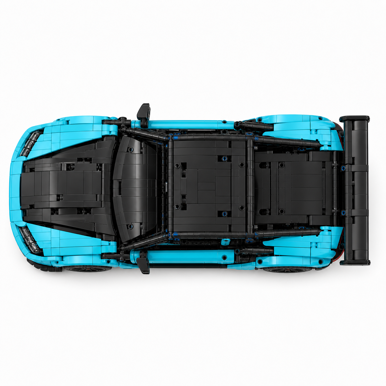 Remote & Bluetooth RC Racing Car Building Block Set - top-view product image