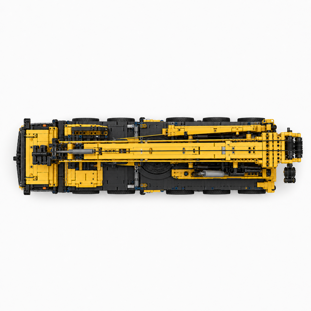 3218-Piece RC Engineering Crane Truck Building Block Set - top-view product image