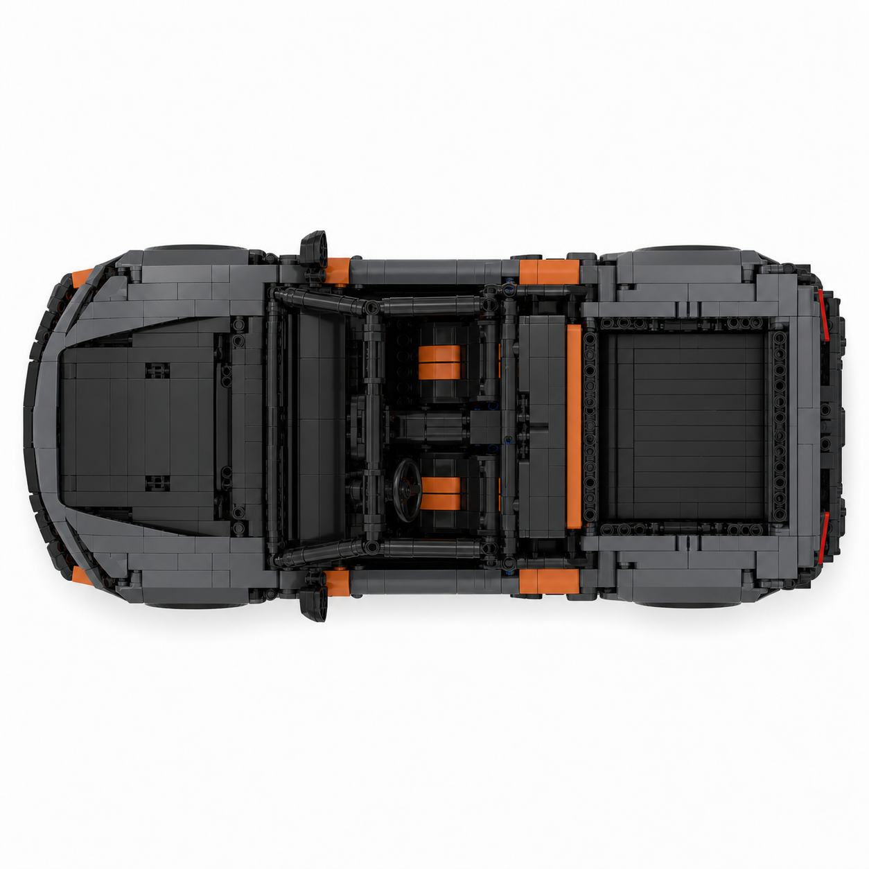 1:14 RC Drift Pickup Building Block Set - top-view product image