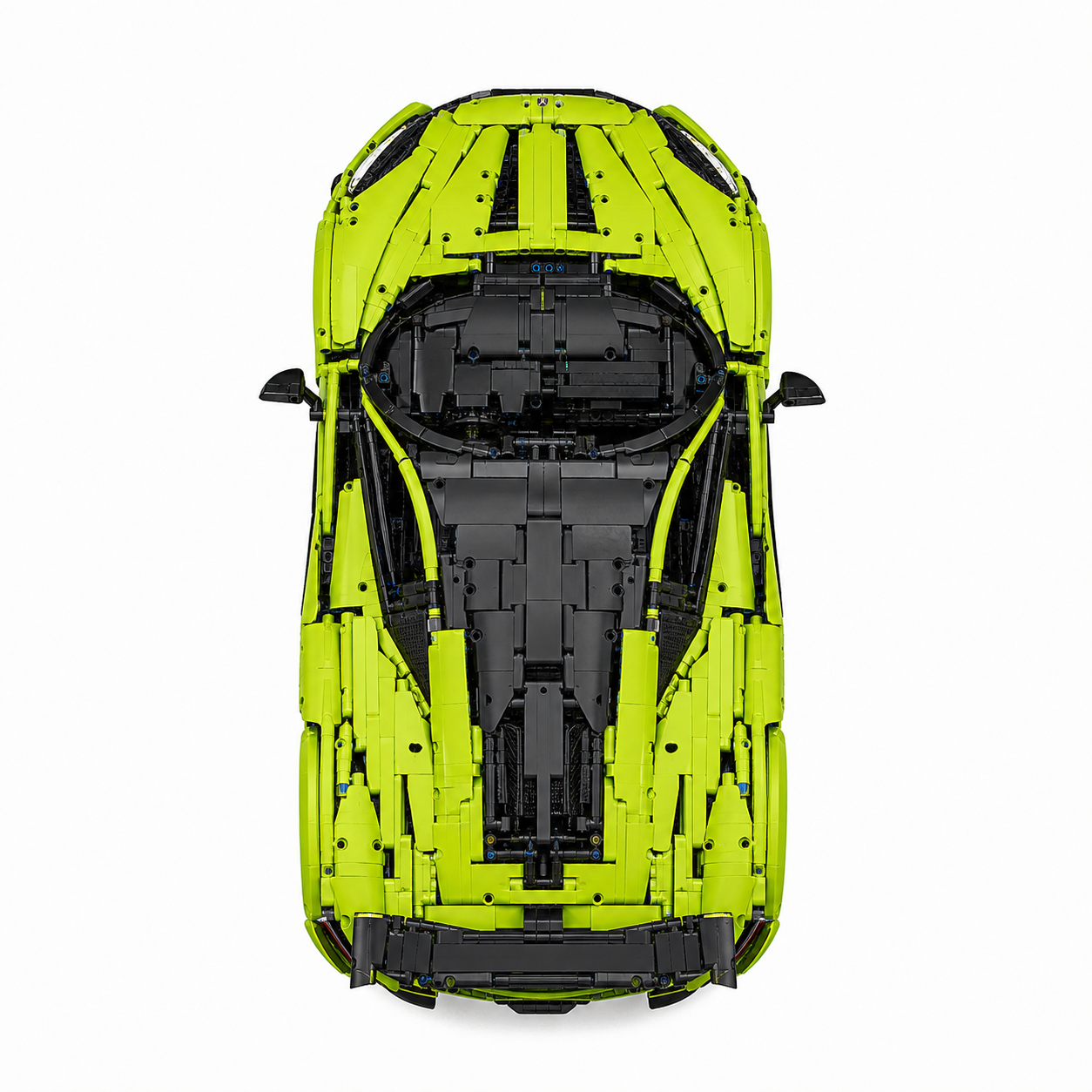 1:8 Dynamic P1-Style RC Hypercar Building Block Set - top-view product image