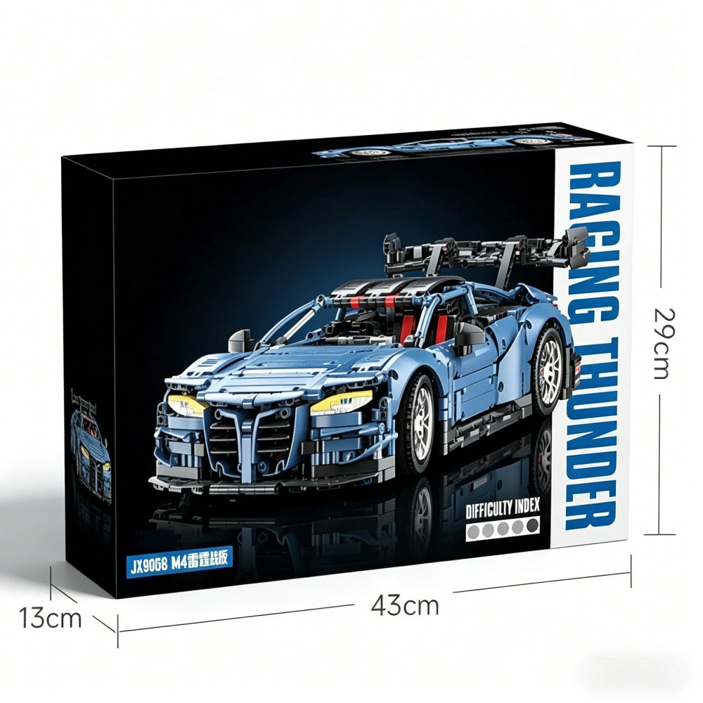 1:10 Scale BMW M4 RC Sports Car Building Block Set
