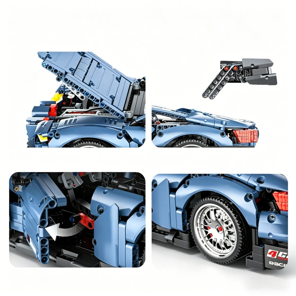 1:10 Scale BMW M4 RC Sports Car Building Block Set