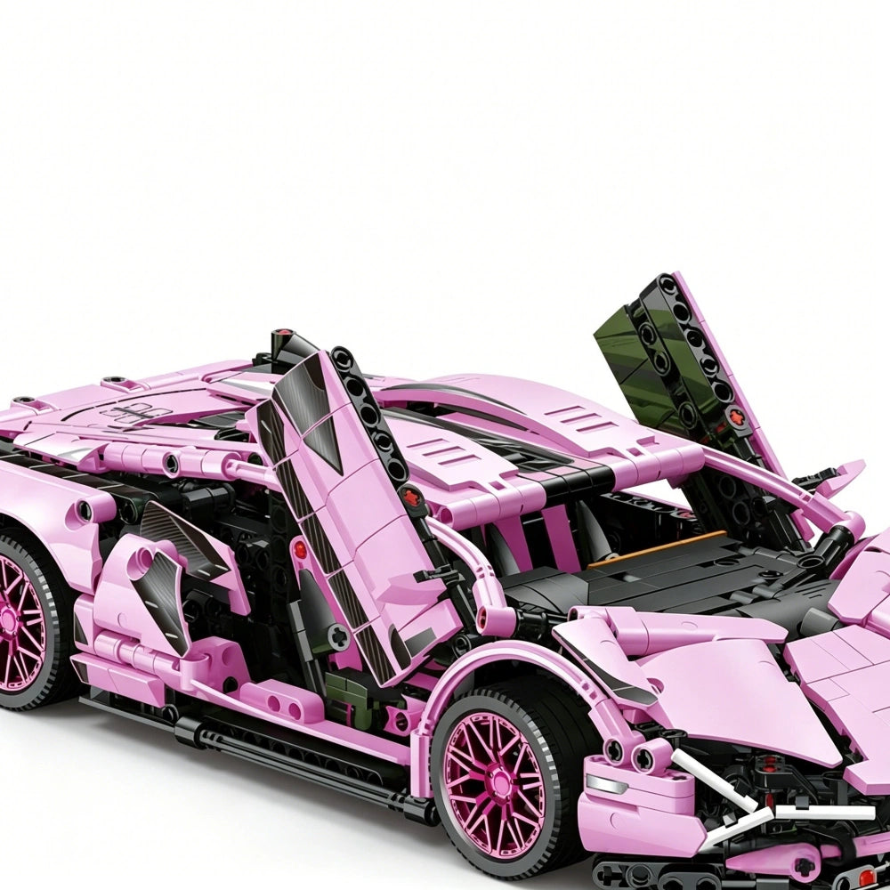 1:14 Scale Lamborghini RC Sports Car Building Block Set