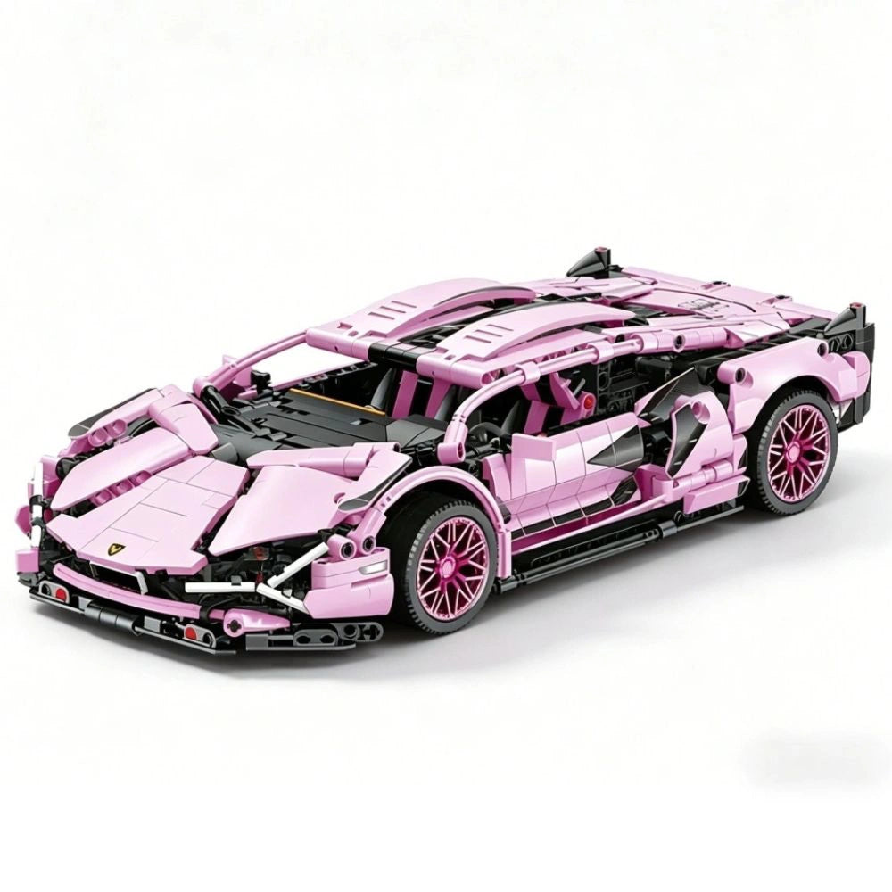 1:14 Scale Lamborghini RC Sports Car Building Block Set