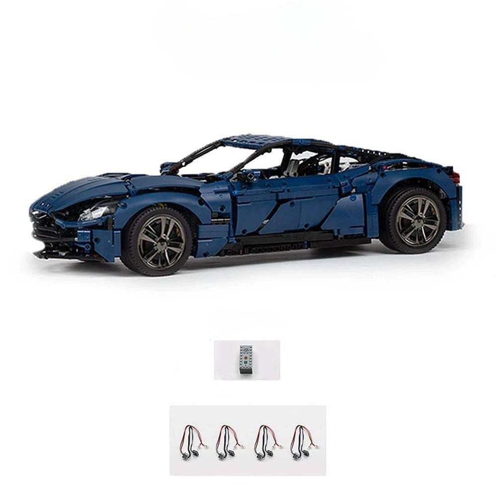1:8 2024 UK Grand Tourer DB11 Static Sports Car Building Blocks - 2860 PCS