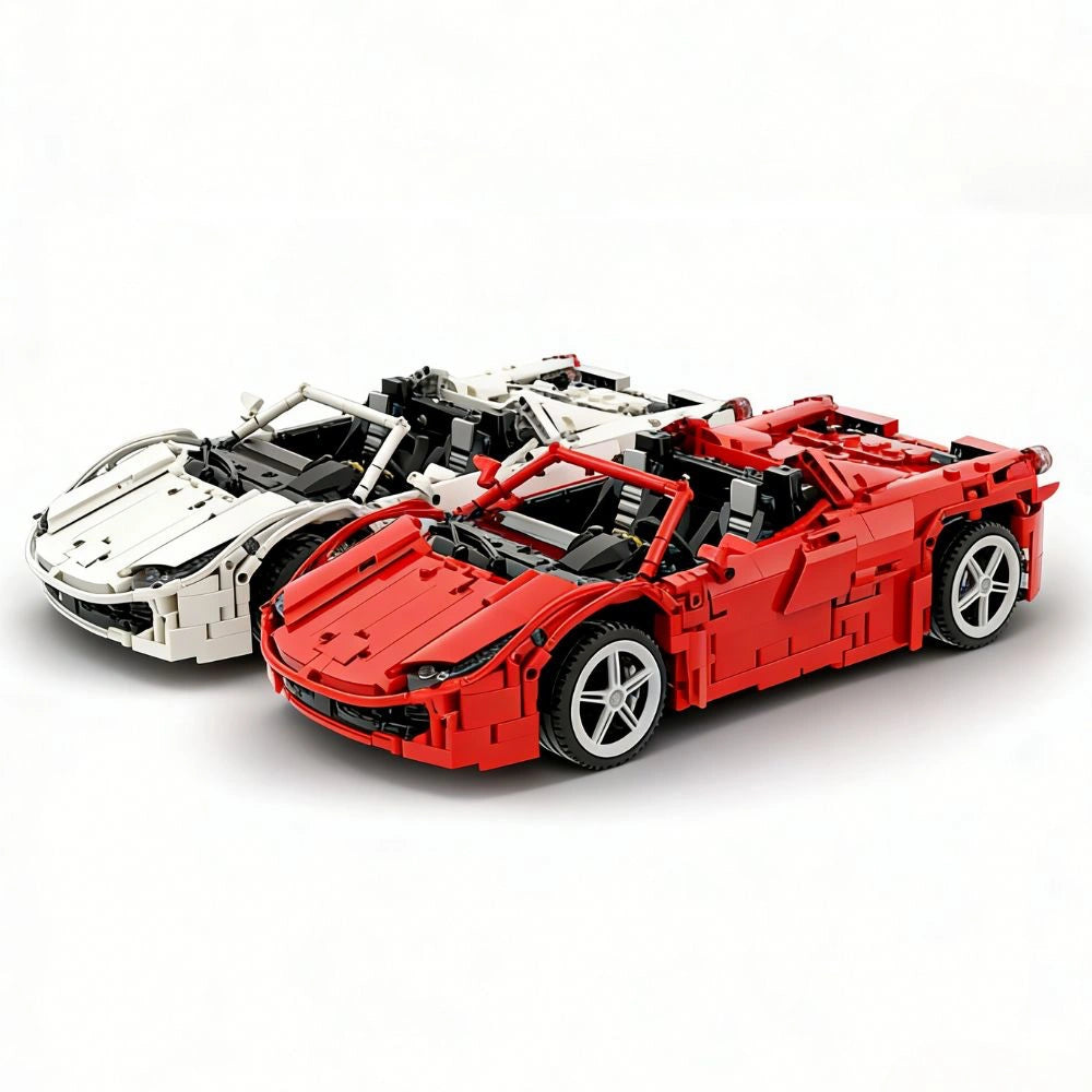 1:10 Red Spider Sports Car Building Blocks - 2046 PCS