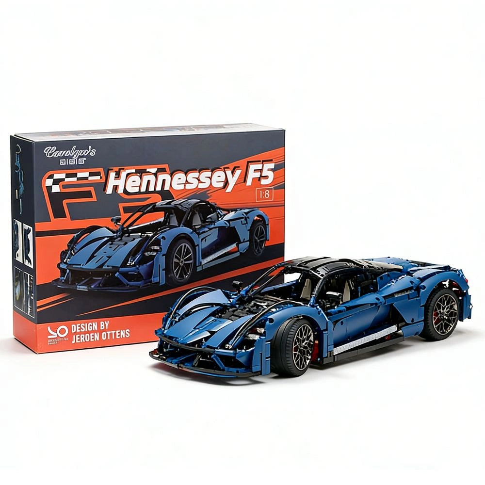 1:8 Hennessey F5 Static Sports Car Building Blocks - 2723 PCS