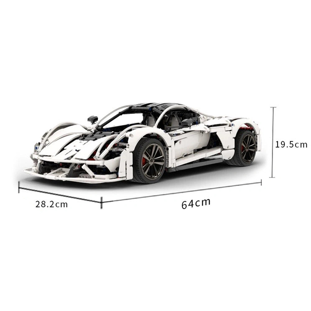 1:8 Hennessey F5 Static Sports Car Building Blocks - 2723 PCS