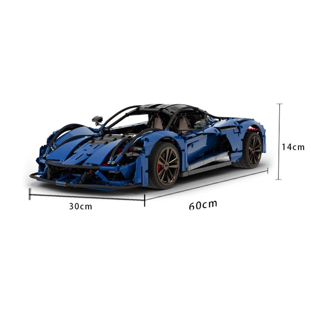 1:8 Hennessey F5 Static Sports Car Building Blocks - 2723 PCS