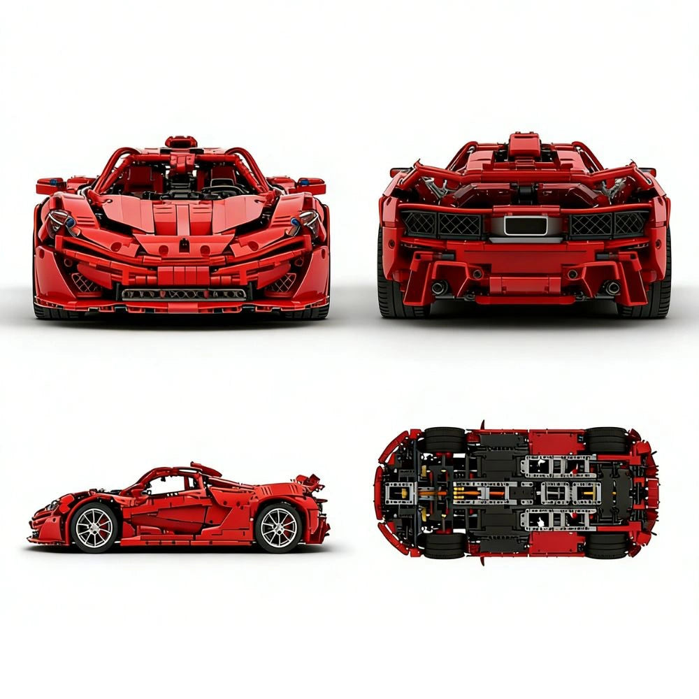 1:8 P1 Hypercar Sports Car Building Blocks - 3302 PCS