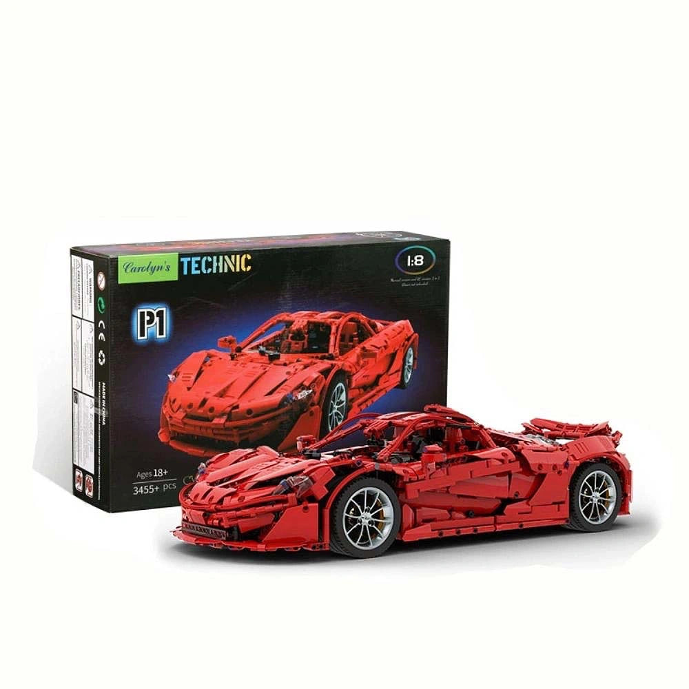 1:8 P1 Hypercar Sports Car Building Blocks - 3302 PCS