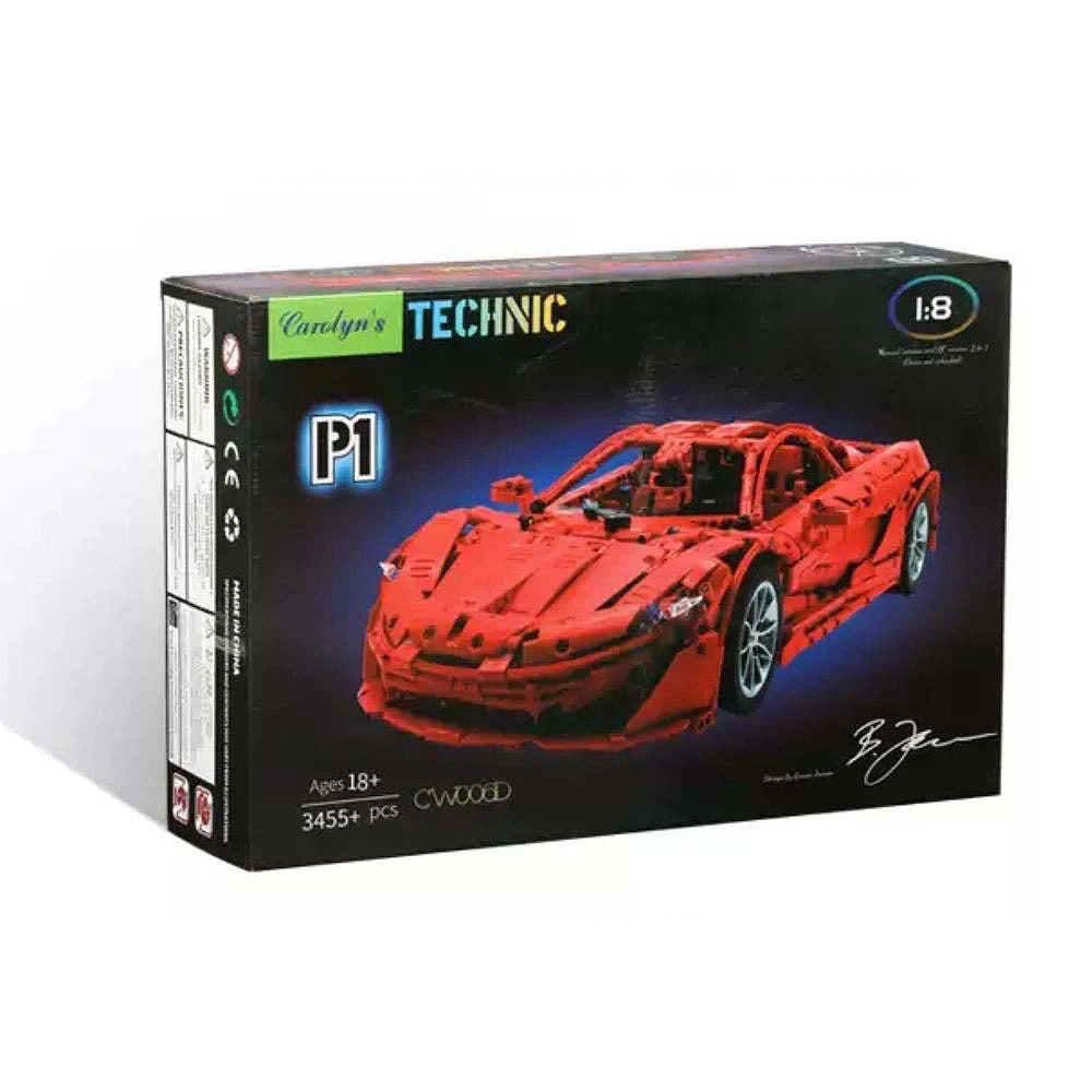 1:8 P1 Hypercar Sports Car Building Blocks - 3302 PCS