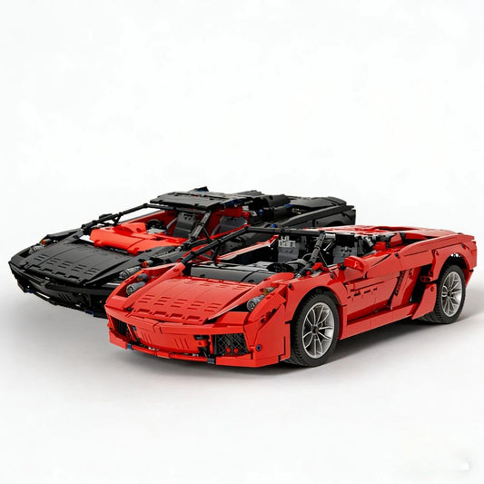 1:8 PF Tribute Sports Car Building Blocks - 2728 PCS