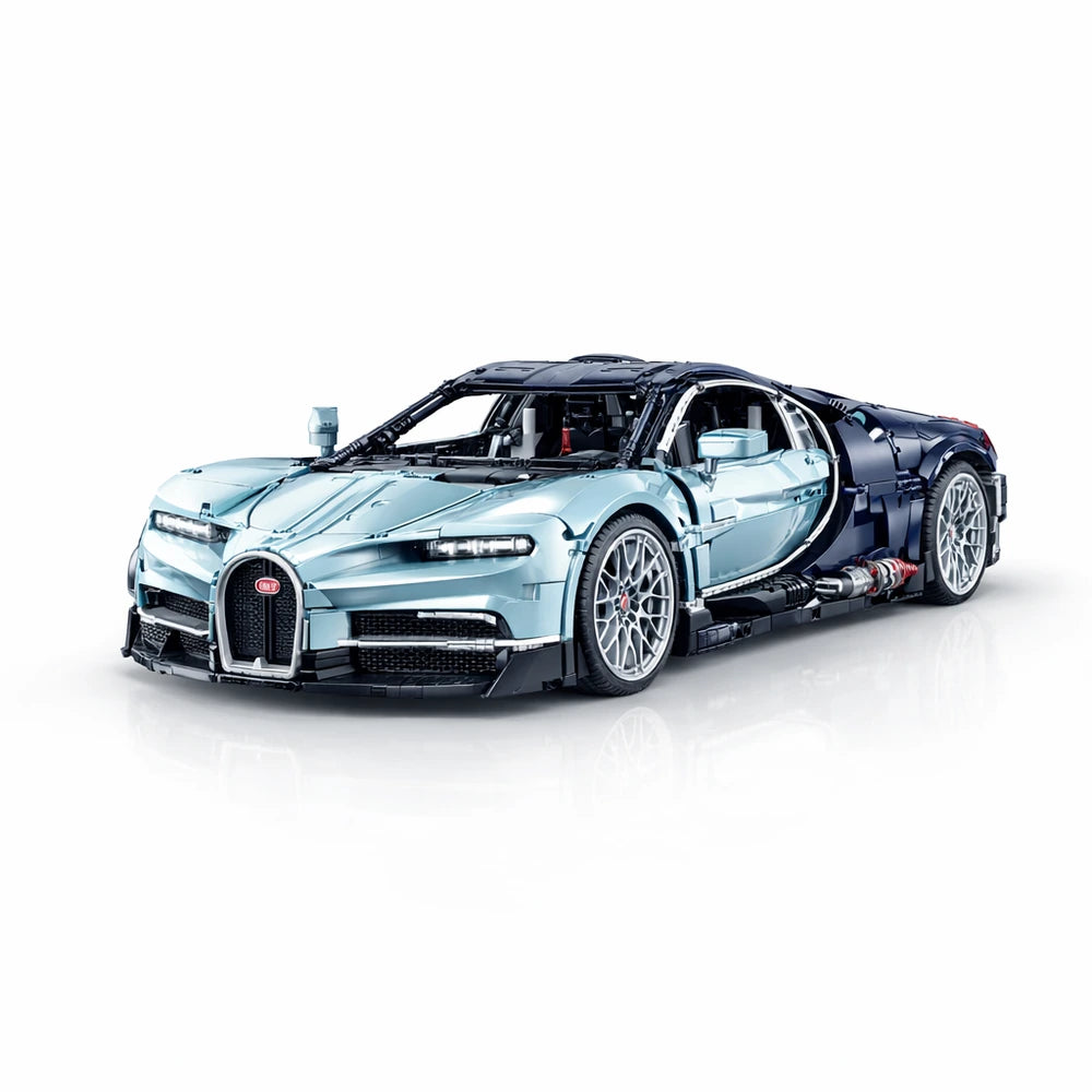 1:8 scale futuristic hypercar building block display model - image 3