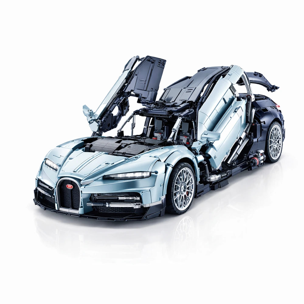 1:8 scale futuristic hypercar building block display model - image 4