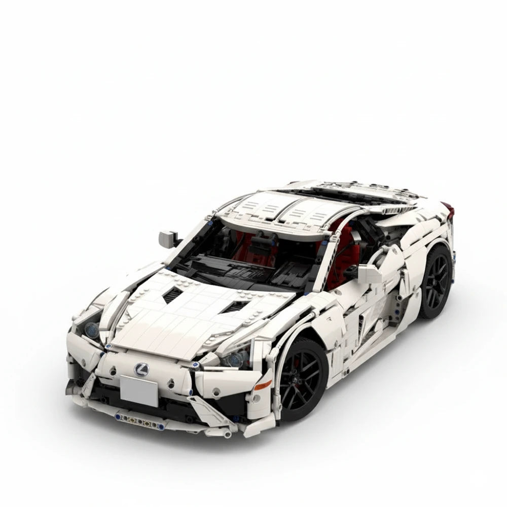 1:8 scale V10 supercar building block display model - image 1