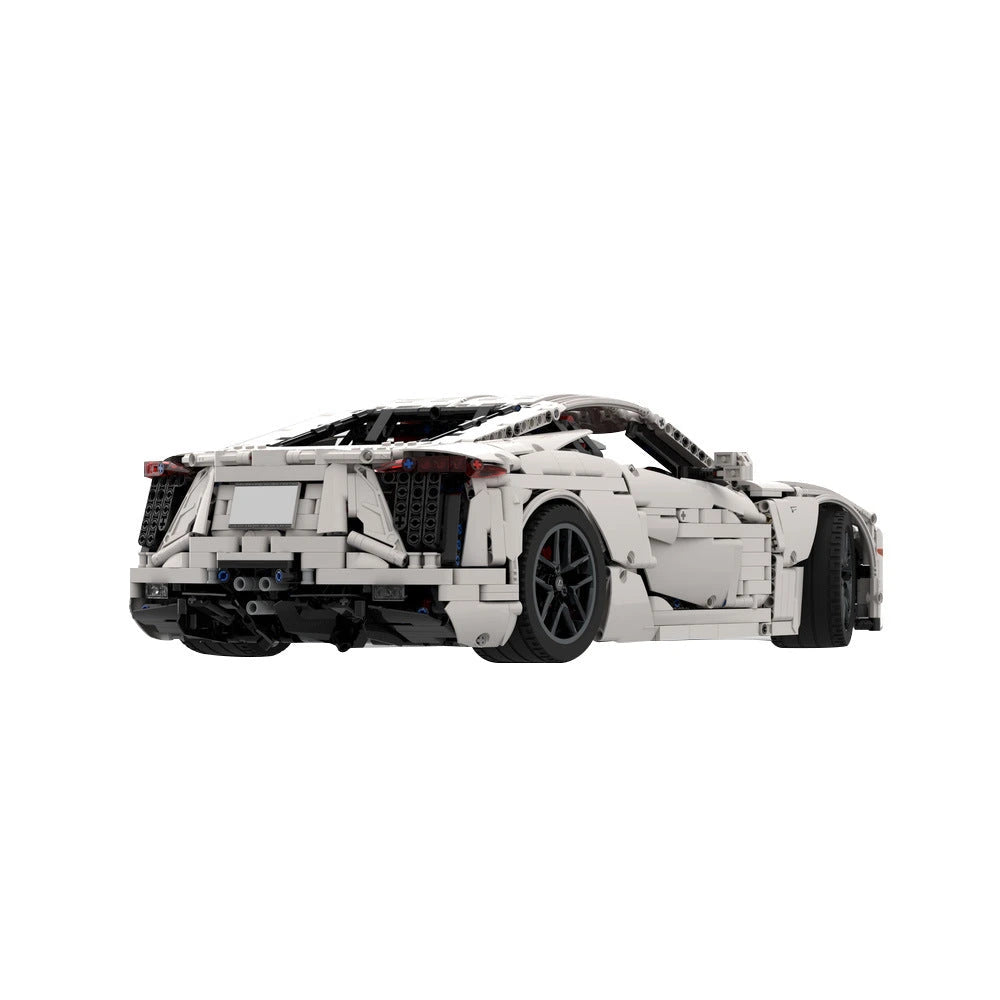 1:8 scale V10 supercar building block display model - image 2