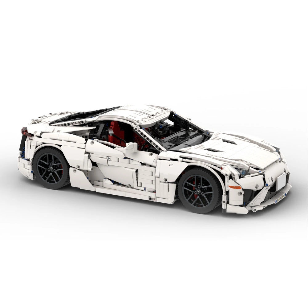 1:8 scale V10 supercar building block display model - image 3