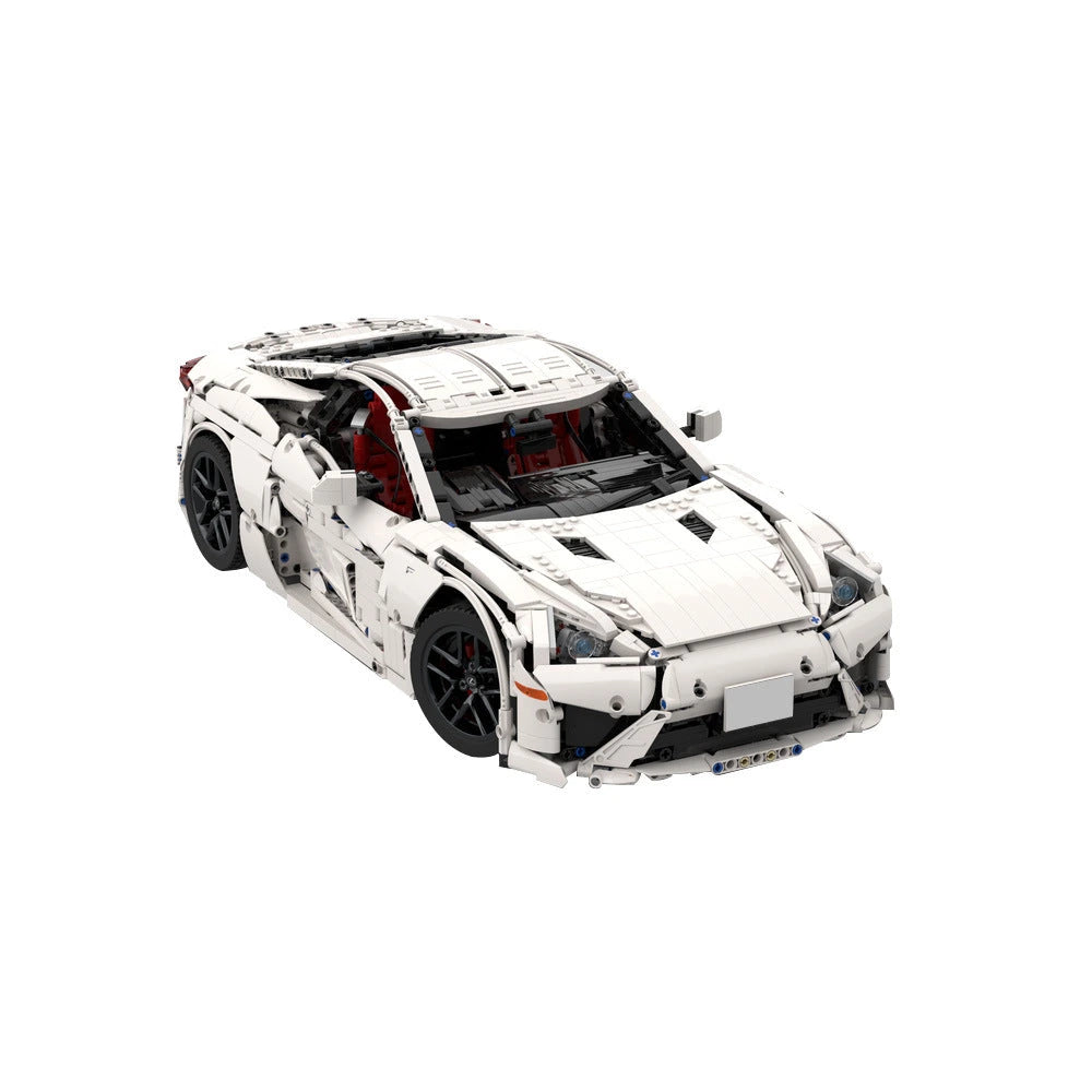 1:8 scale V10 supercar building block display model - image 5